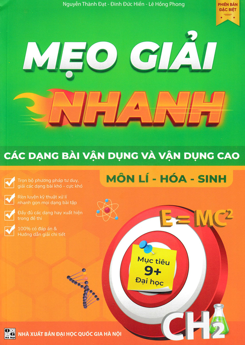 Mẹo Giải Nhanh Các Dạng Bài Vận Dụng Và Vận Dụng Cao Môn Lí - Hóa - Sinh