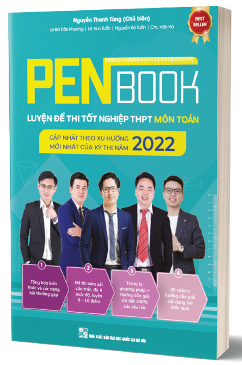 PENBOOK – Luyện Đề Thi Tốt Nghiệp THPT Môn Toán 2022