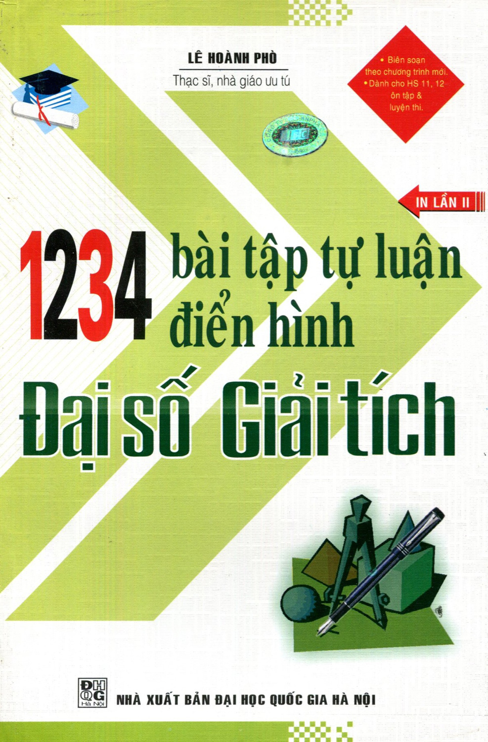 [Tải sách] 1234 Bài Tập Tự Luận Điển Hình Đại Số Giải Tích PDF