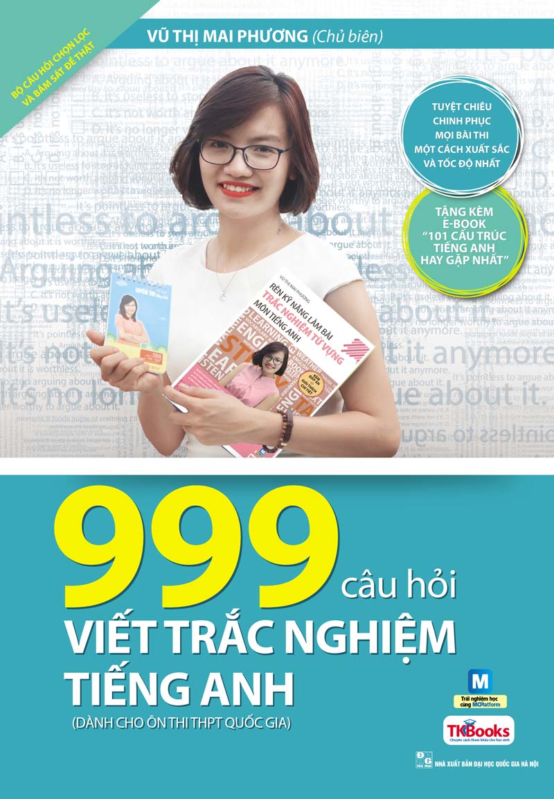 [Tải sách] 999 Câu Hỏi Viết Trắc Nghiệm Tiếng Anh PDF