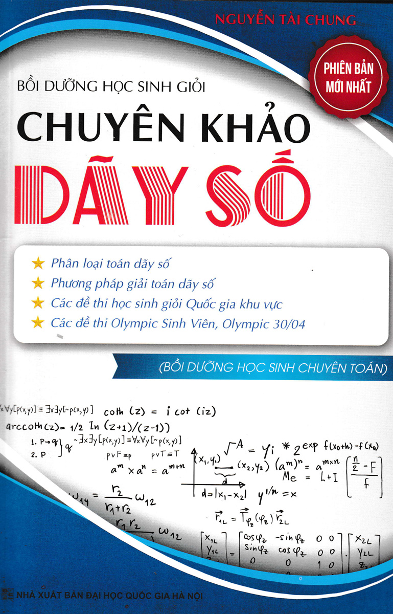 [Tải sách] Bồi Dưỡng Học Sinh Giỏi Chuyên Khảo Dãy Số PDF