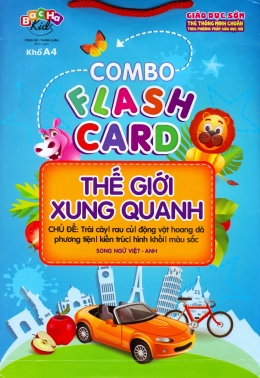 [Tải sách] Combo Flash Card Thế Giới Xung Quanh – Bộ 7 Chủ Đề (Song Ngữ Việt – Anh) PDF.