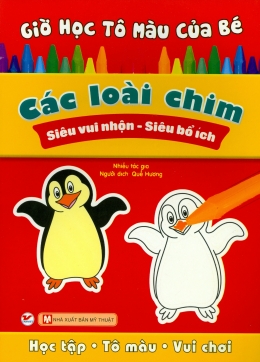 [Tải sách] Giờ Học Tô Màu Của Bé – Các Loài Chim PDF.