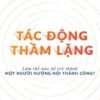 [Tải sách] Tác Động Thầm Lặng PDF.