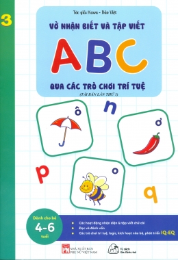 [Tải sách] Vở Nhận Biết Và Tập Viết ABC Qua Các Trò Chơi Trí Tuệ 3 PDF.