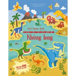 [Tải sách] First sticker book – Sách dán hình đầu đời cho bé – Khủng long PDF.