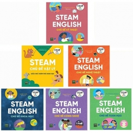 [Tải sách] Bộ Sách Steam English: Khoa Học, Công Nghệ, Kỹ Thuật, Nghệ Thuật, Toán Học, Vật Lý (Bộ 6 Cuốn) PDF.