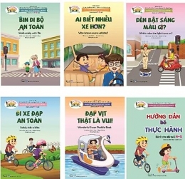 [Tải sách] Combo sách Giáo dục An toàn giao thông dành cho trẻ 4-5 tuổi (6 cuốn) PDF.