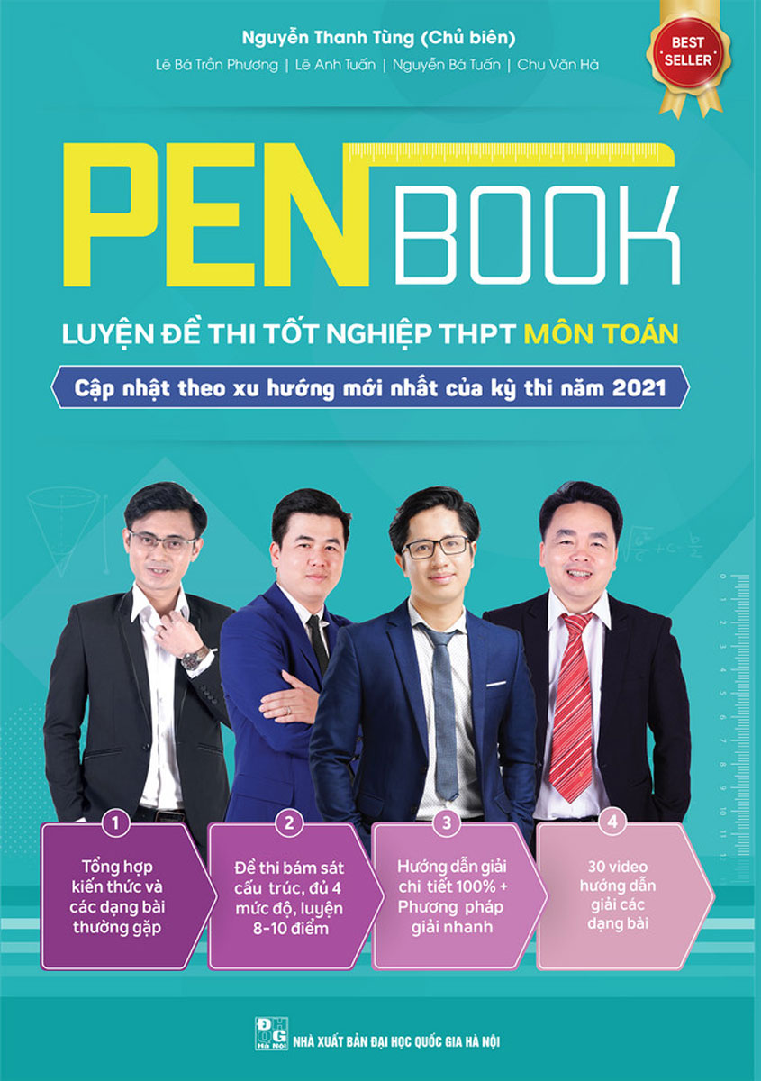 PENBOOK- Luyện Đề Thi Tốt Nghiệp THPT Môn Toán - 2021