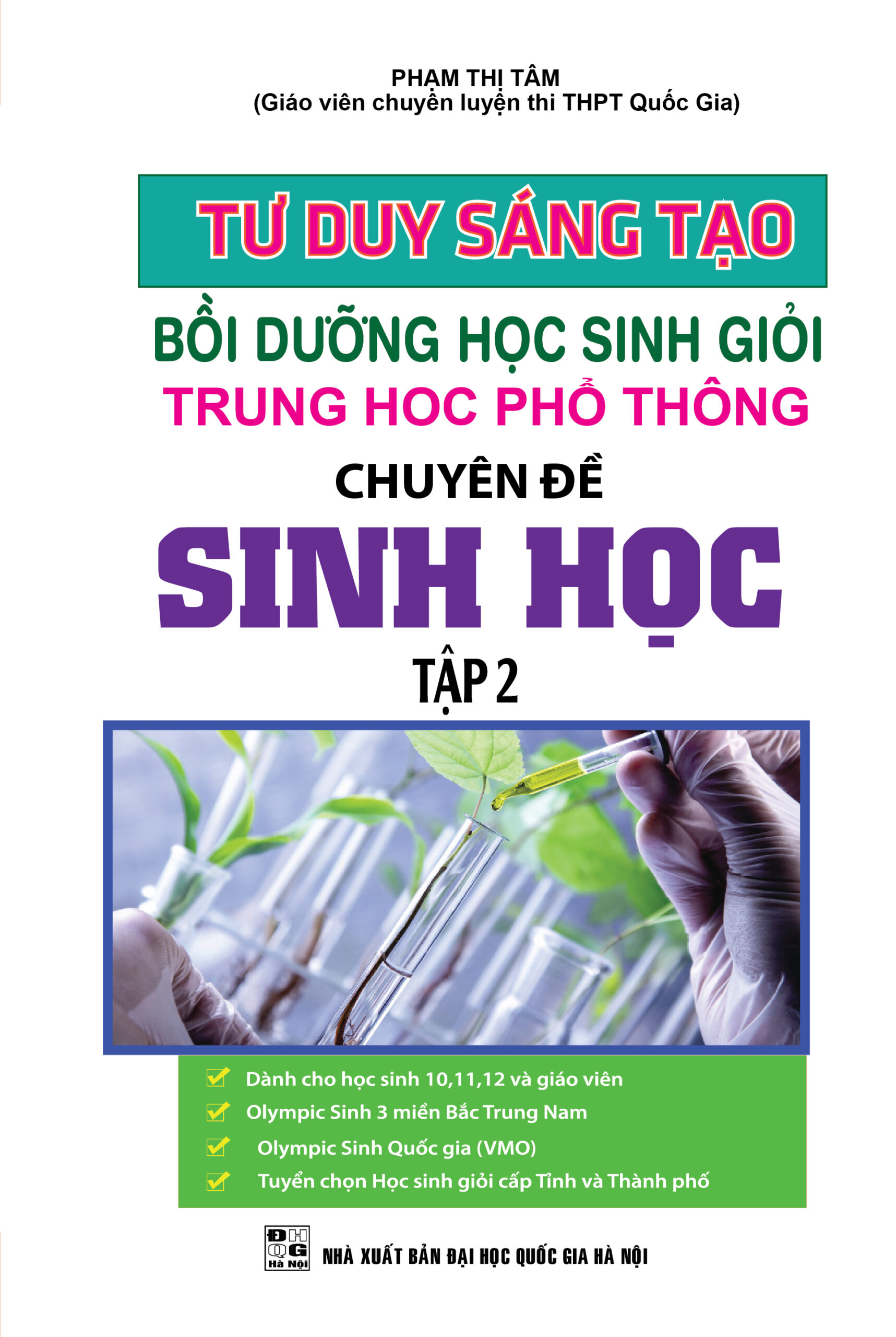 [Tải sách] Tư Duy Sáng Tạo Bồi Dưỡng Học Sinh Giỏi THPT Chuyên Đề Sinh Học Tập 2 PDF