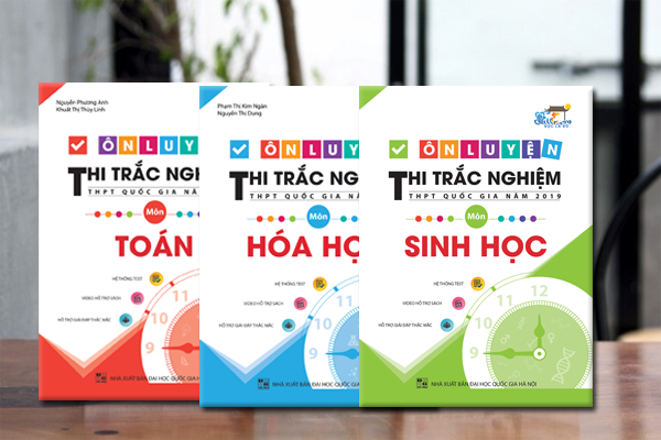 Combo Ôn Luyện Thi Trắc Nghiệm THPT Quốc Gia Năm 2019 Môn Toán - Hóa - Sinh