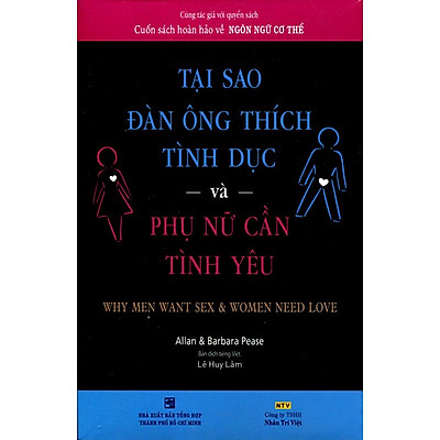 Tại Sao Đàn Ông Thích Tình Dục Và Phụ Nữ Cần Tình Yêu (Tái Bản 2017)