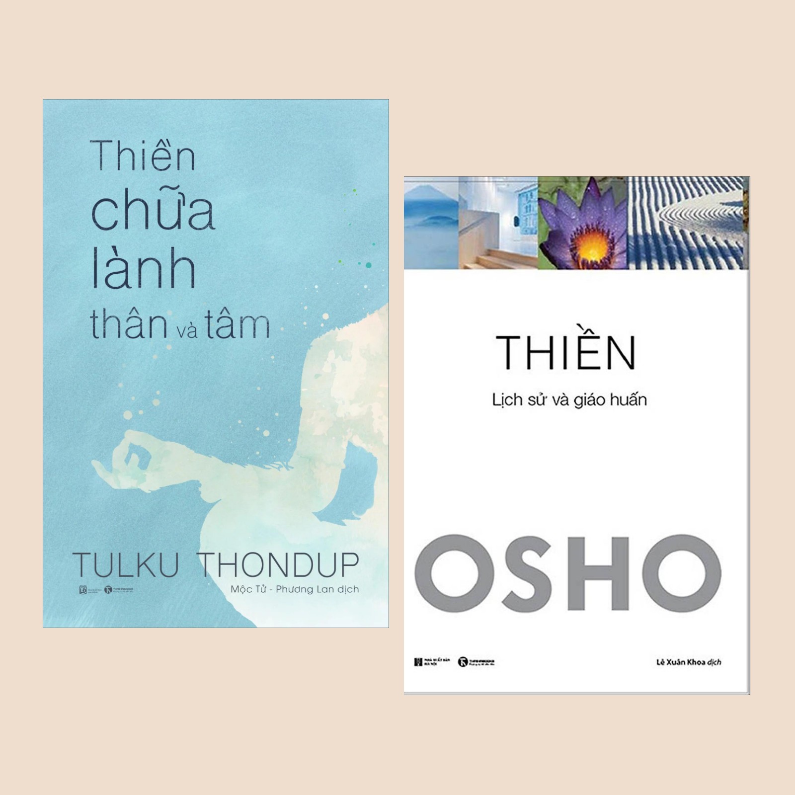 Combo Osho – Thiền + Thiền Chữa Lành Thân Và Tâm (Bộ 2 Cuốn)