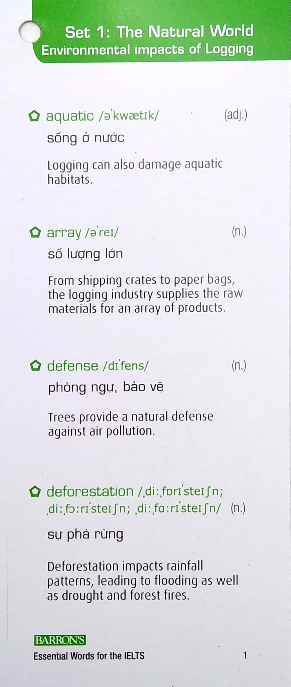 Hộp Flash Cards - 600 Essential Words For The Ielts