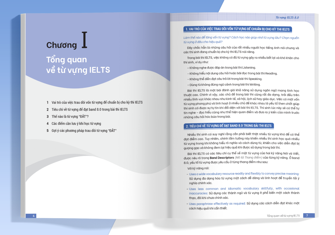 Từ Vựng IELTS 8.0 - Từ Vựng Đắt Để Đạt Điểm Cao 4 Kỹ Năng