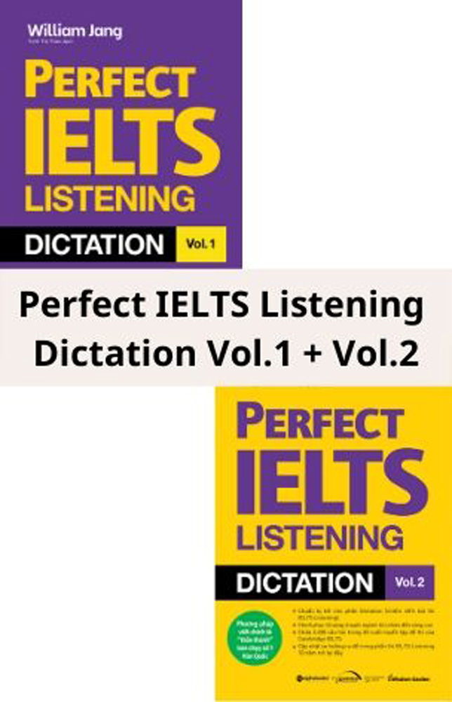 Combo Perfect IELTS Listening Dictation Vol.1 + Vol.2