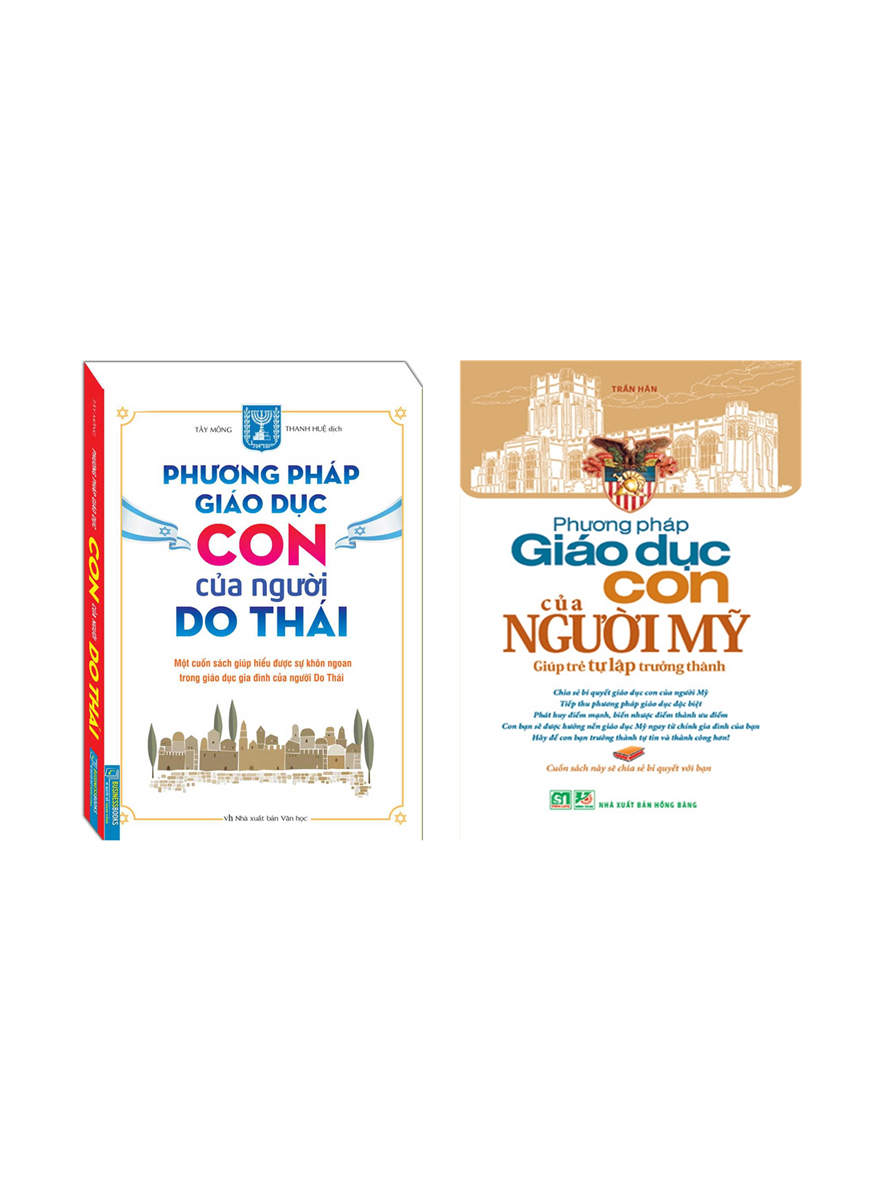 Combo Phương Pháp Giáo Dục Con Của Người Mỹ Và Người Do Thái (Bộ 2 Cuốn)