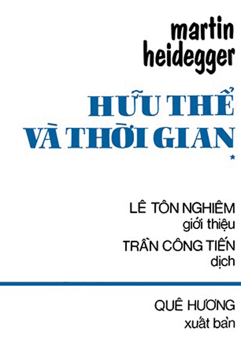 Hữu Thể Và Thời Gian - Bộ 2 Tập