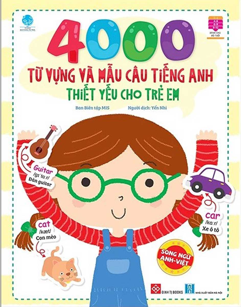 4000 Từ Vựng Và Mẫu Câu Tiếng Anh Thiết Yếu Cho Trẻ Em
