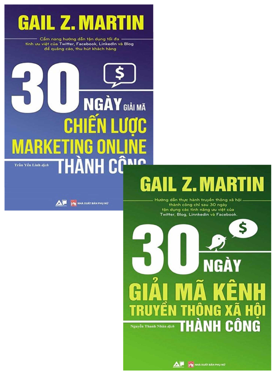 Combo 30 Ngày Giải Mã Kênh Truyền Thông Xã Hội Thành Công + 30 Ngày Giải Mã Chiến Lược Marketing Online Thành Công (Bộ 2 Cuốn)