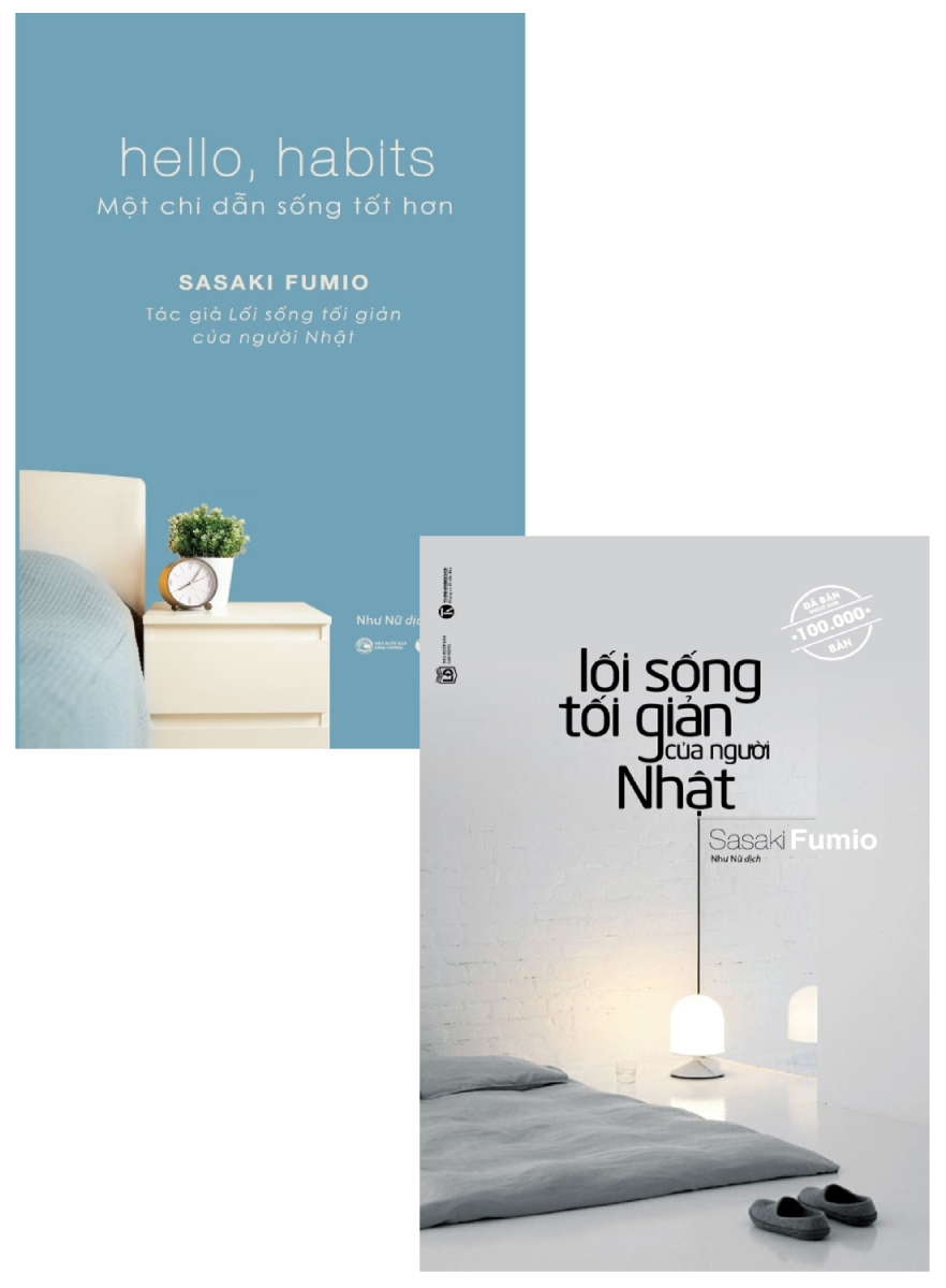 Combo Lối Sống Tối Giản Của Người Nhật + Hello, Habits - Một Chỉ Dẫn Sống Tốt Hơn (Bộ 2 Cuốn)