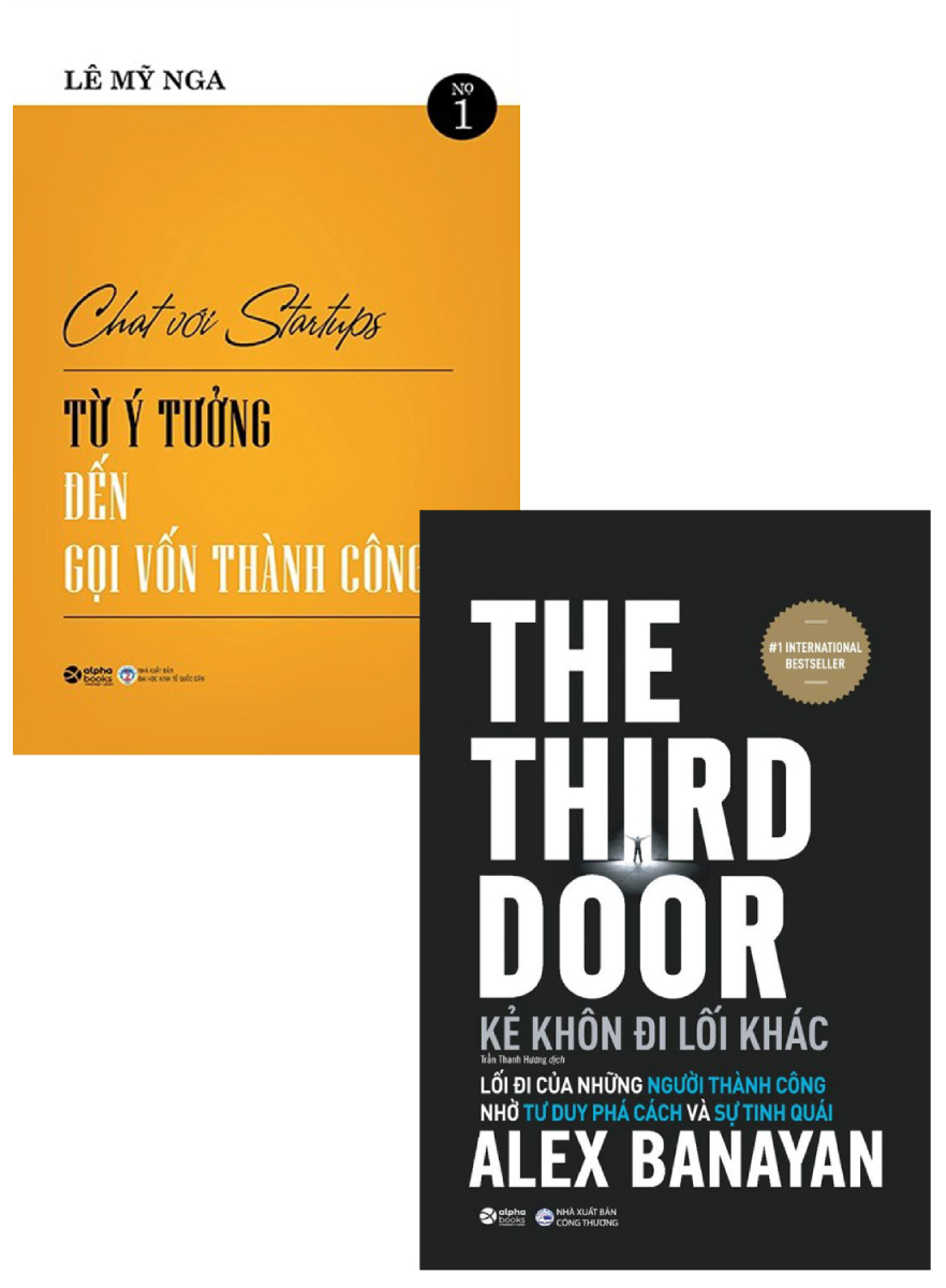 Combo The Third Door - Kẻ Khôn Đi Lối Khác + Chat Với Startups - Từ Ý Tưởng Đến Gọi Vốn Thành Công (Bộ 2 Cuốn)