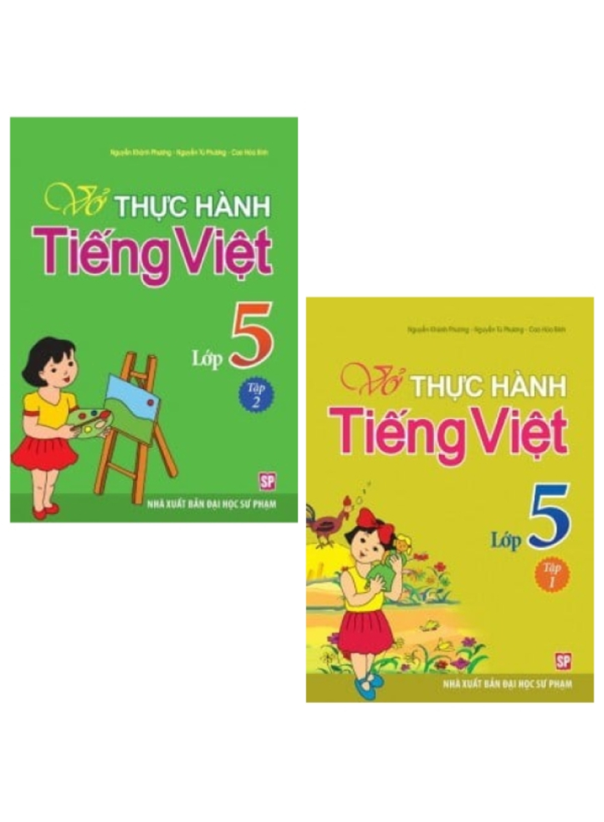 Combo Vở Bài Tập Thực Hành Tiếng Việt Lớp 5 (Bộ 2 Cuốn)