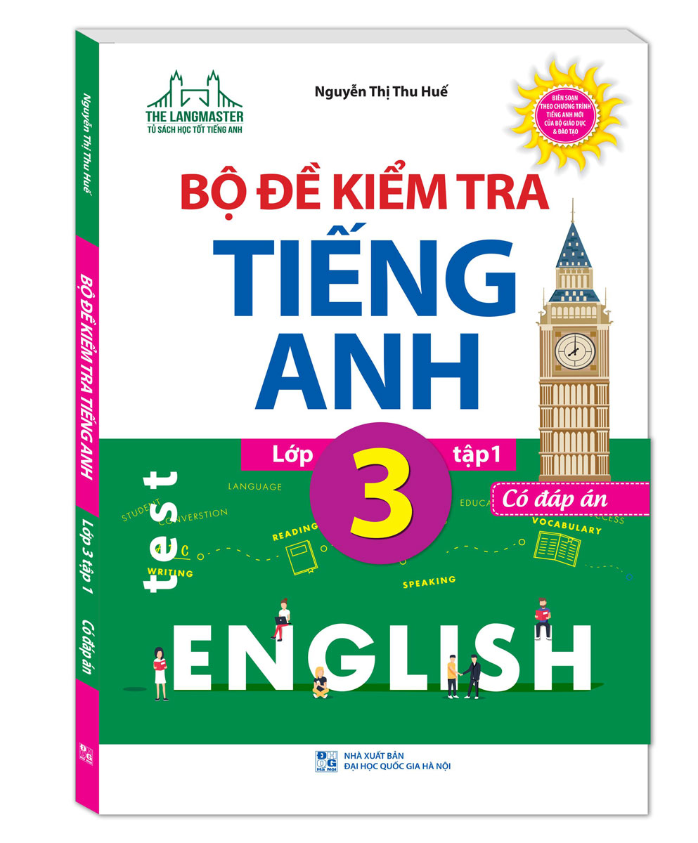 The Langmaster - Bộ Đề Kiểm Tra Tiếng Anh Lớp 3 Tập 1 (Có Đáp Án)