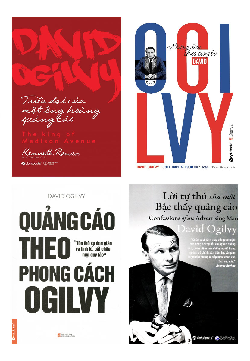 Combo Sách Cha Đẻ Ngành Quảng Cáo David Ogilvy