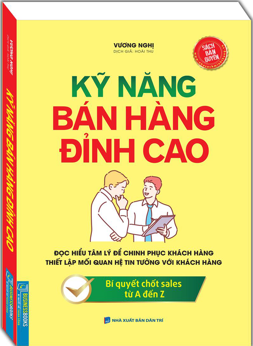 Businessbooks - Kỹ Năng Bán Hàng Đỉnh Cao