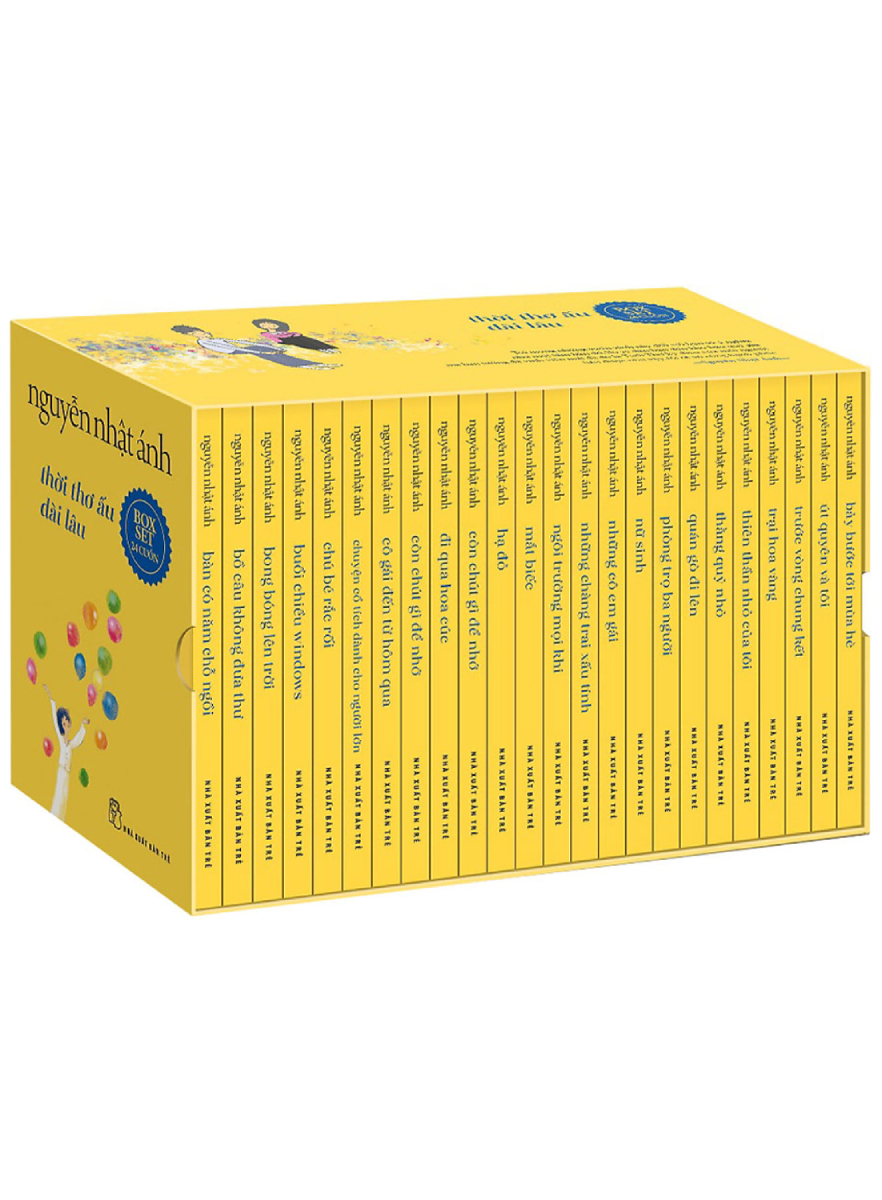 Thời Thơ Ấu Dài Lâu - Nguyễn Nhật Ánh - Boxset Vàng Ấm Áp (Bộ 24 Cuốn)